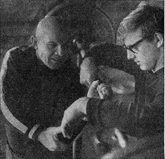 Nikolai Saksonov et son fils
